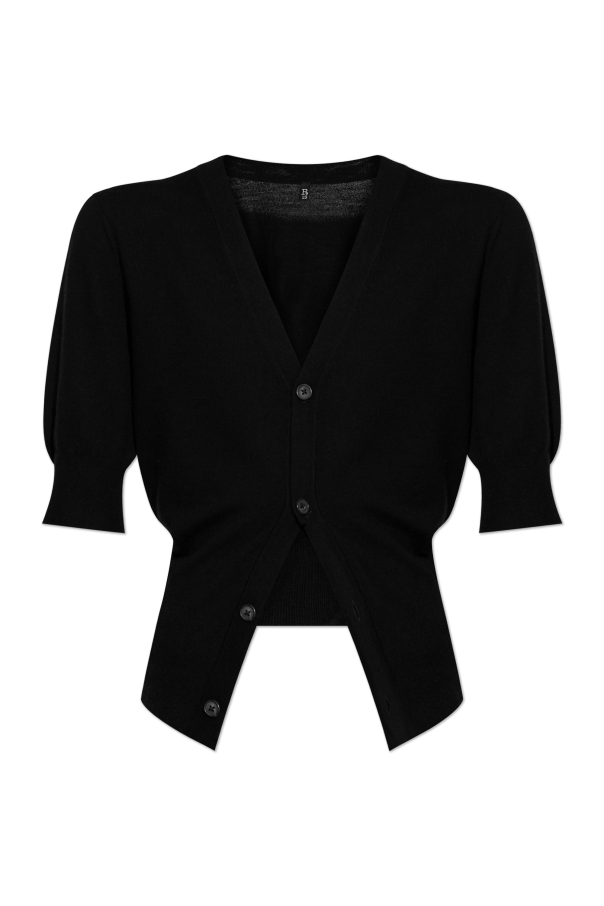 Wool cardigan with short sleeves od R13