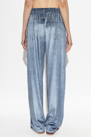 Rag & Bone Velvet Straight-Leg Trousers