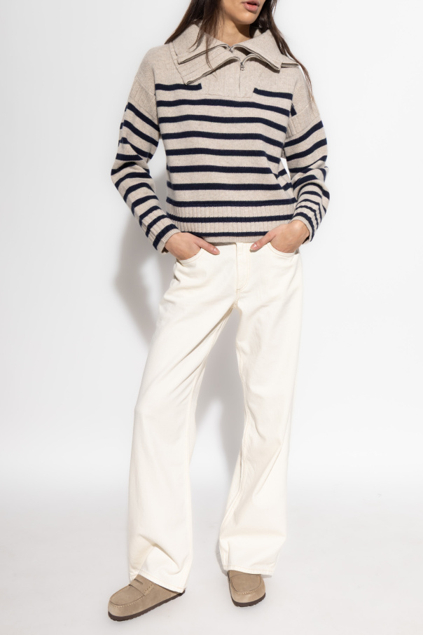 Rag & Bone  Sweater with a zip-up collar