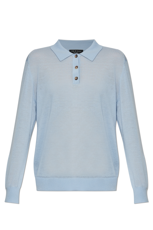 Cashmere long-sleeve polo, zdjęcie 1 Cashmere long-sleeve polo od Rag & Bone