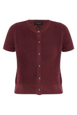 Strickjacke mit kurzen Ärmeln