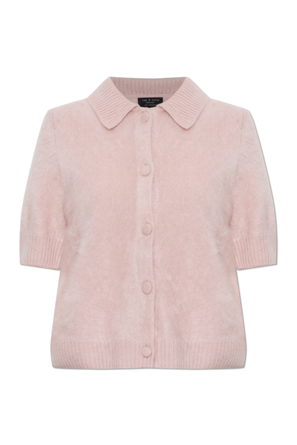 Rag & Bone Cashmere cardigan with short sleeves