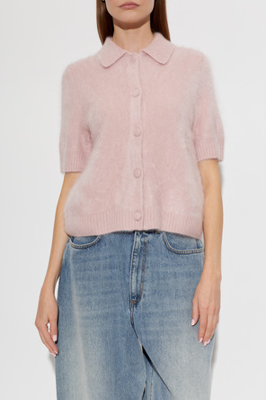 Rag & Bone Cashmere cardigan with short sleeves