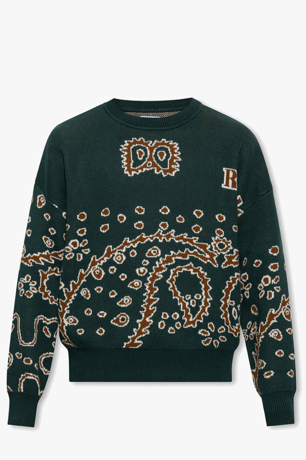 Rhude Patterned Cotton sweater