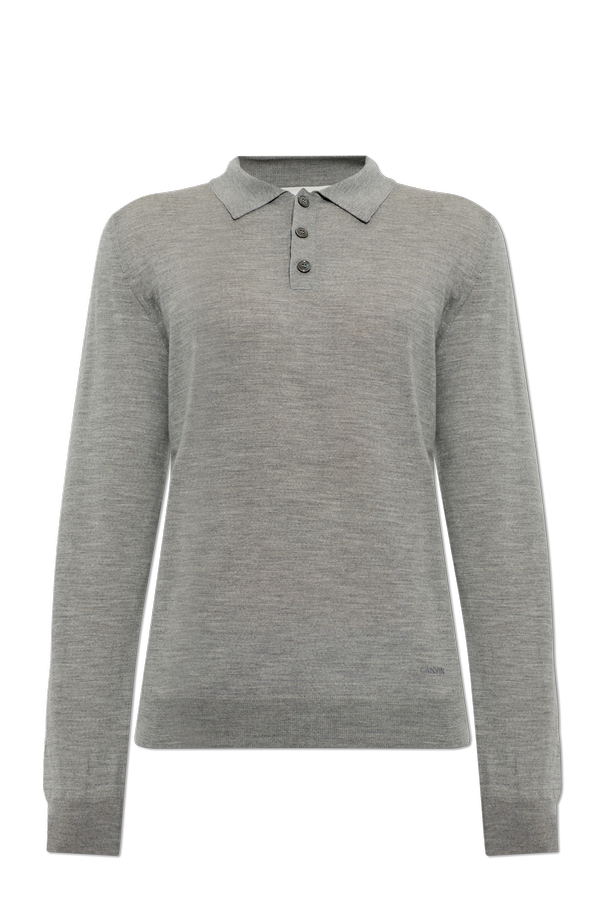 Long-sleeved wool polo od Lanvin