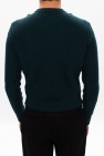 Lanvin GREEN Sweater with knitted details
