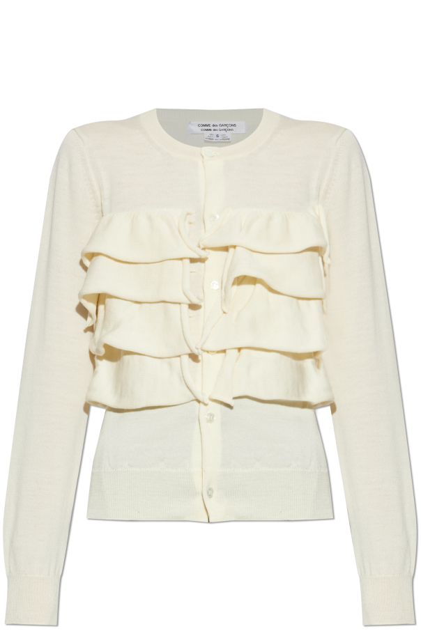 Cardigan with ruffles od CDG by Comme des Garçons