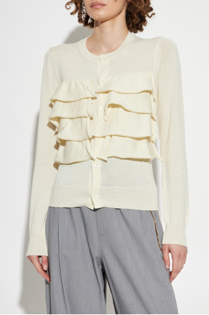 CDG by Comme des Garçons Cárdigan con volantes