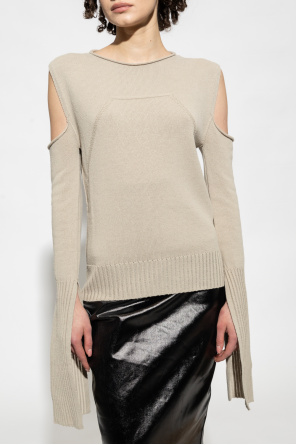 Rick Owens Sweater jackets with cut-out shoulders