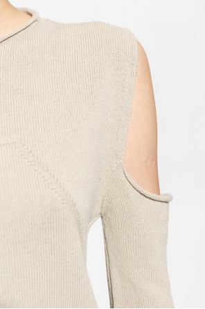 Rick Owens Sweater with cut-out shoulders
