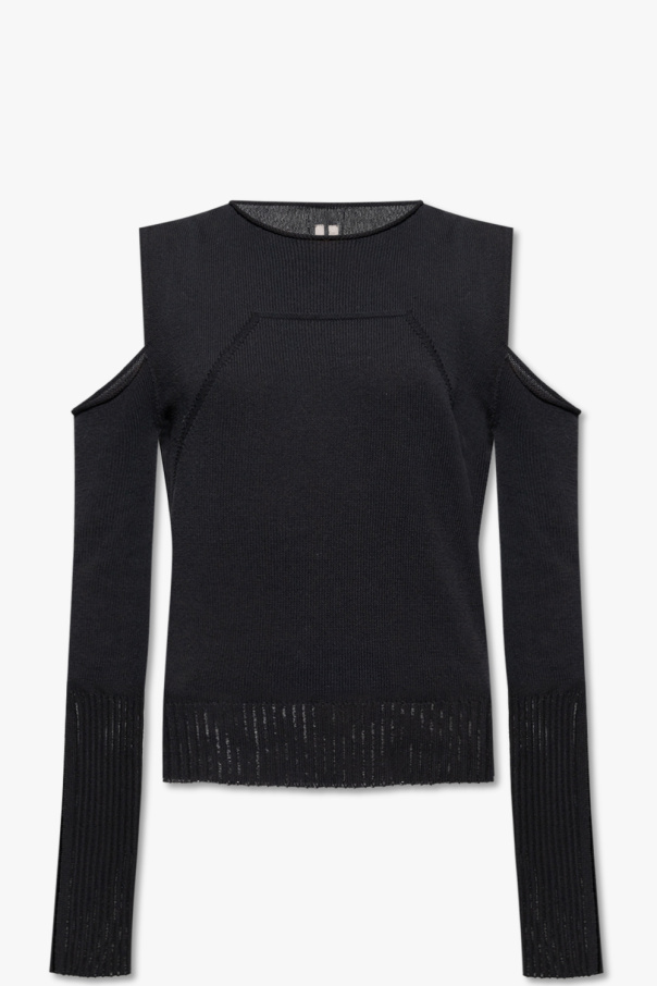 Rick Owens Sweater with cut-out shoulders
