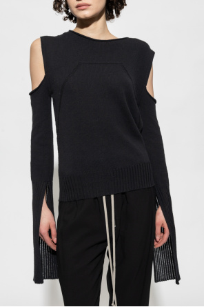 Rick Owens Sweater Dapper with cut-out shoulders