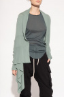 Rick Owens GREEN Asymmetrical cardigan