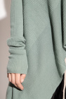 Rick Owens GREEN Asymmetrical cardigan