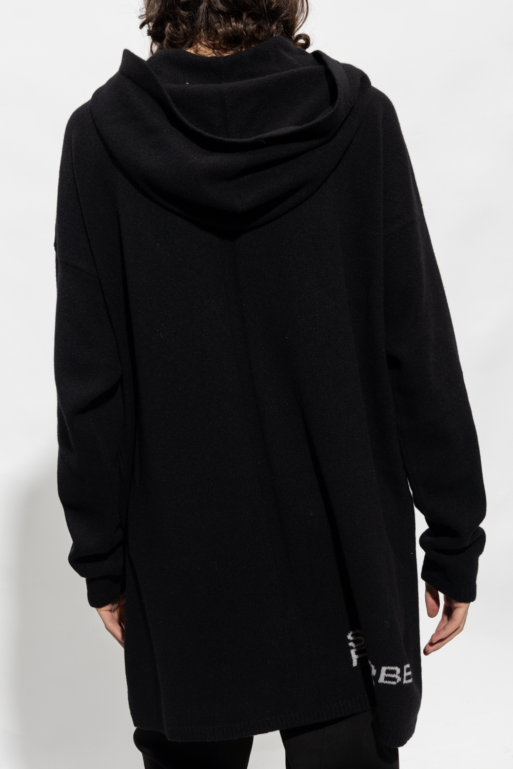 Rick Owens Hooded cashmere sweater