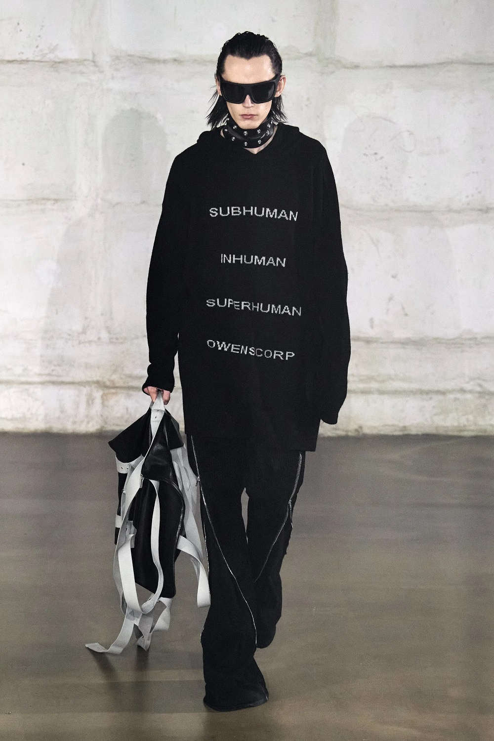 Rick Owens Hooded cashmere sweater