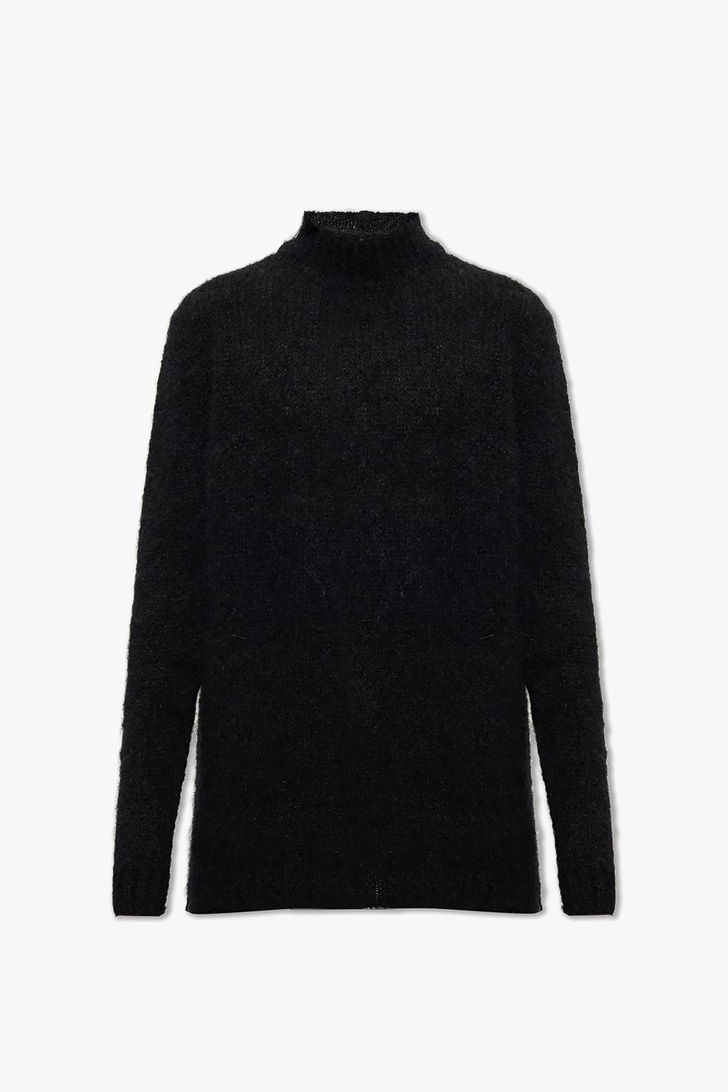 Rick Owens sweater Womens with standing collar