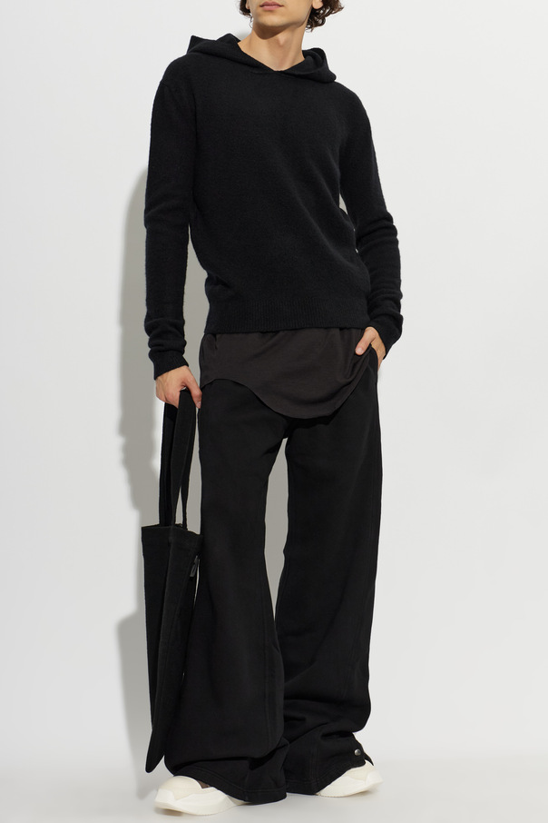 Rick Owens Cashmere hoodie sweater