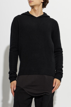 Rick Owens Cashmere hoodie sweater
