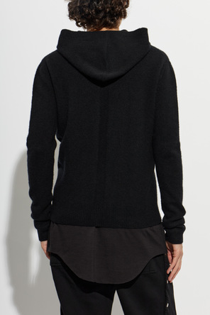 Rick Owens Cashmere hoodie sweater