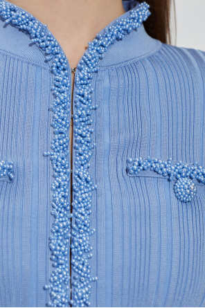 Self-Portrait Cárdigan con cuentas decorativas