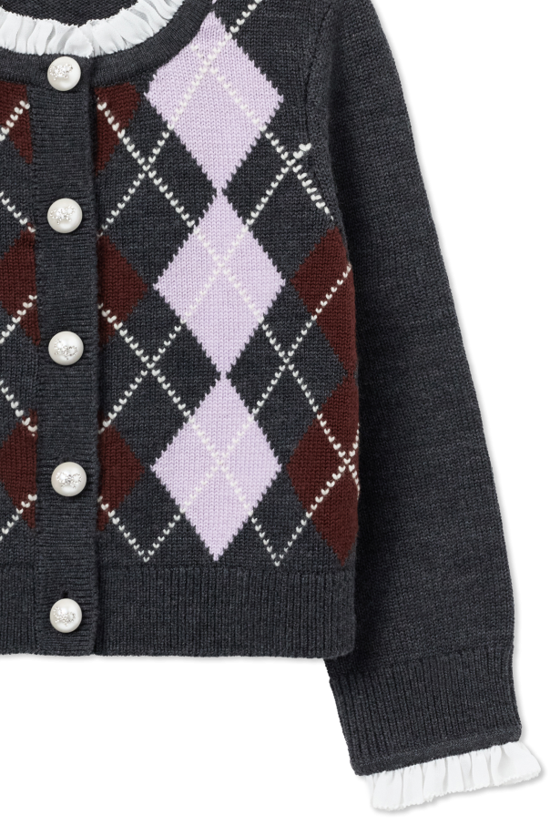 Self-Portrait Kids Cárdigan de lana