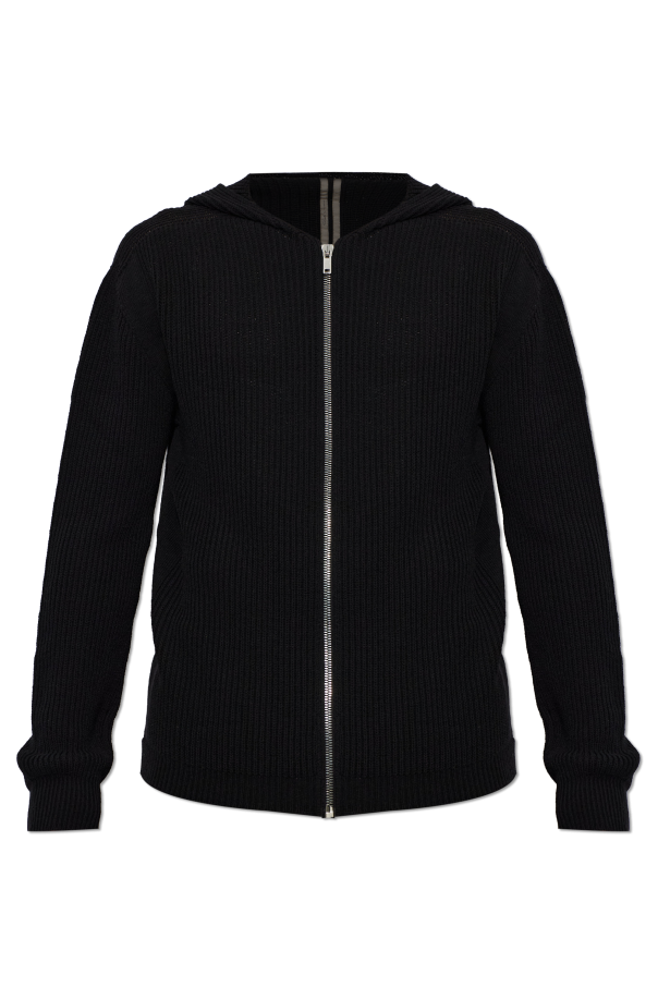 Wool cardigan with hood od Rick Owens