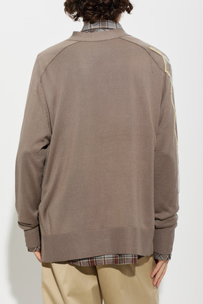 Acne Studios Silk cardigan with pattern