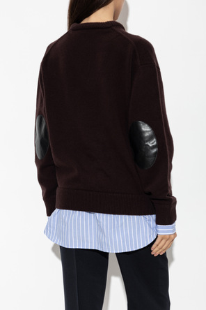 Acne Studios Camisola de lã com decote em V