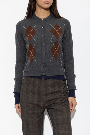 Acne Studios Cardigã de seda