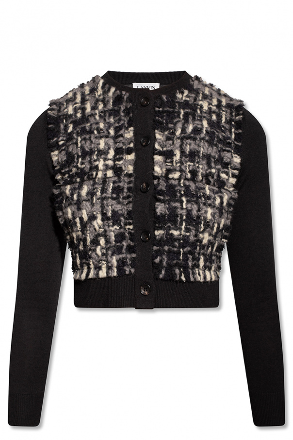 Lanvin Mylah cropped down padded jacket Toni neutri