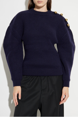 Lanvin Sweater with buttons on the shoulder