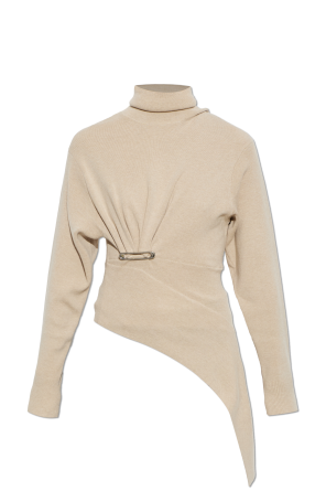 Turtleneck asimétrico con aplicación