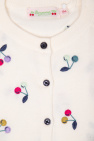Bonpoint cream ‘Aizoon’ cardigan with fruit motif