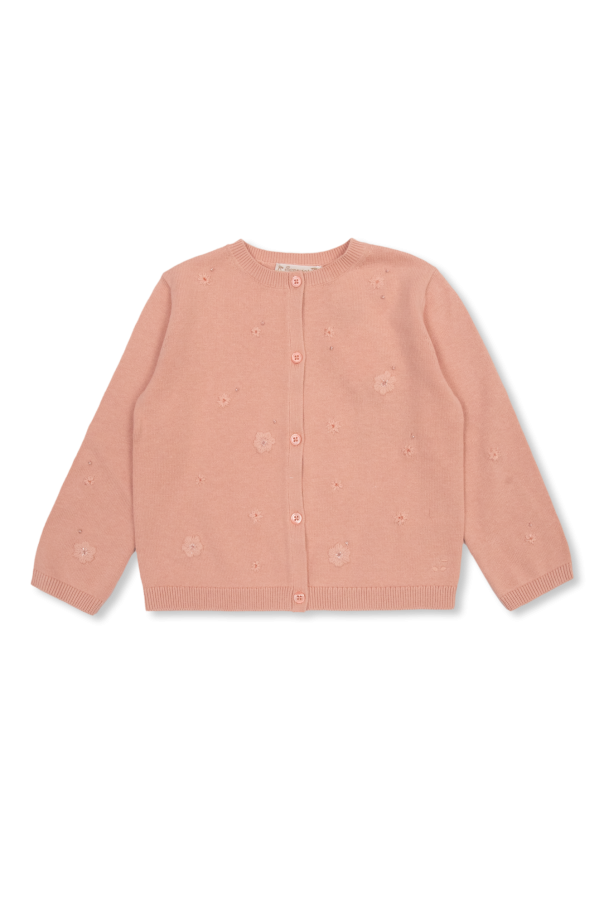 ‘Claudie’ embroidered cardigan od Bonpoint 
