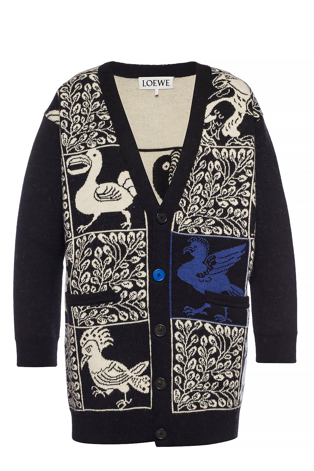 loewe cardigan sweater