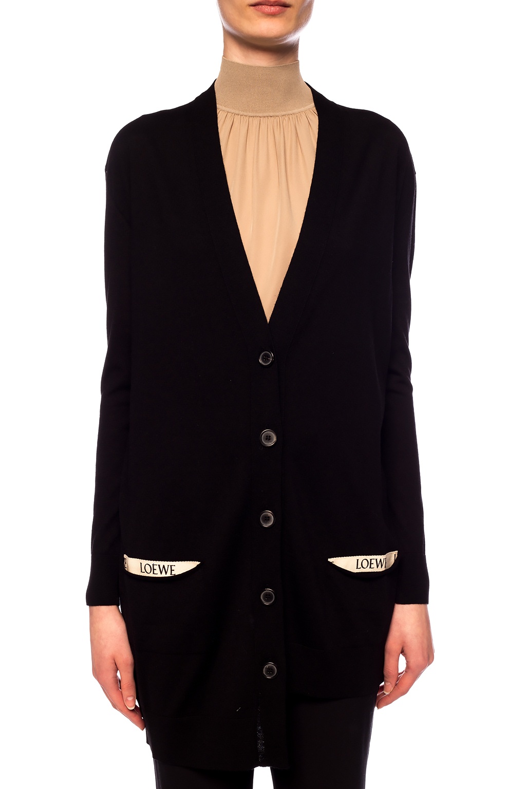 Loewe Wool cardigan with logo