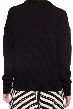 loewe Anagram long sleeve top loewe Anagram top black