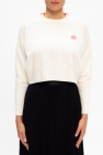 Loewe wool sweater with logo loewe pullover black