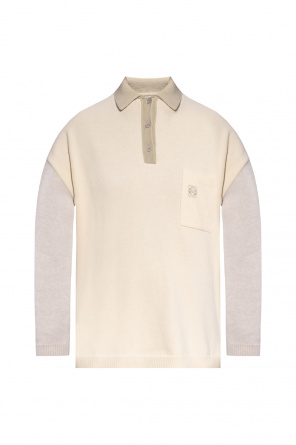 LOEWE LINEN SHIRT WITH STITCHING DETAILS