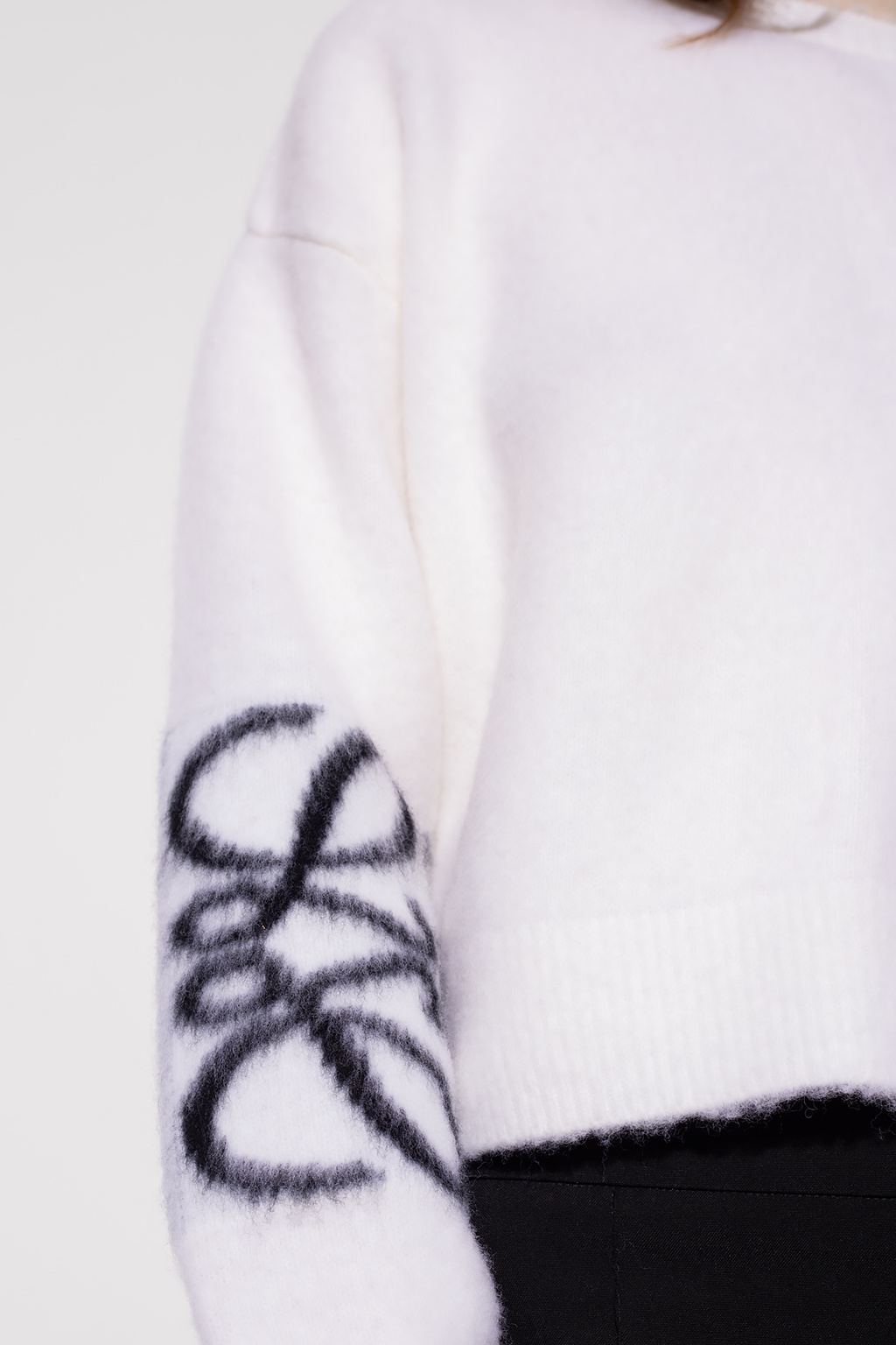 loewe crystal Wool sweater