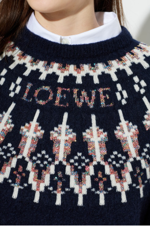 Loewe Wool sweater with logo