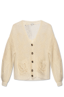 Loewe WHITE Mohair cardigan