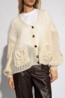 Loewe WHITE Mohair cardigan