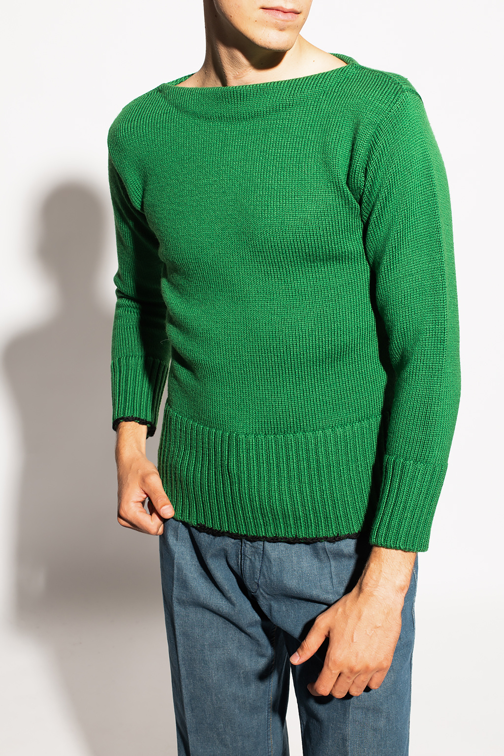 Maison Margiela Rib-knit Performance sweater