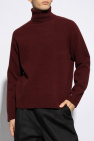 Maison Margiela BURGUNDY Woolen Turtleneck