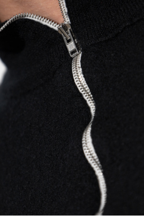 Maison Margiela Pullover mit Reißverschluss am Ausschnitt