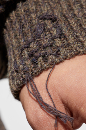 Maison Margiela Sweater with a zip-up collar