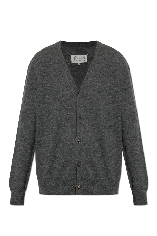 Maison Margiela Cardigan with sewn-on elbow patches