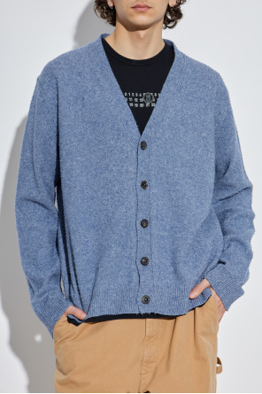 Maison Margiela Cardigan with wool trim